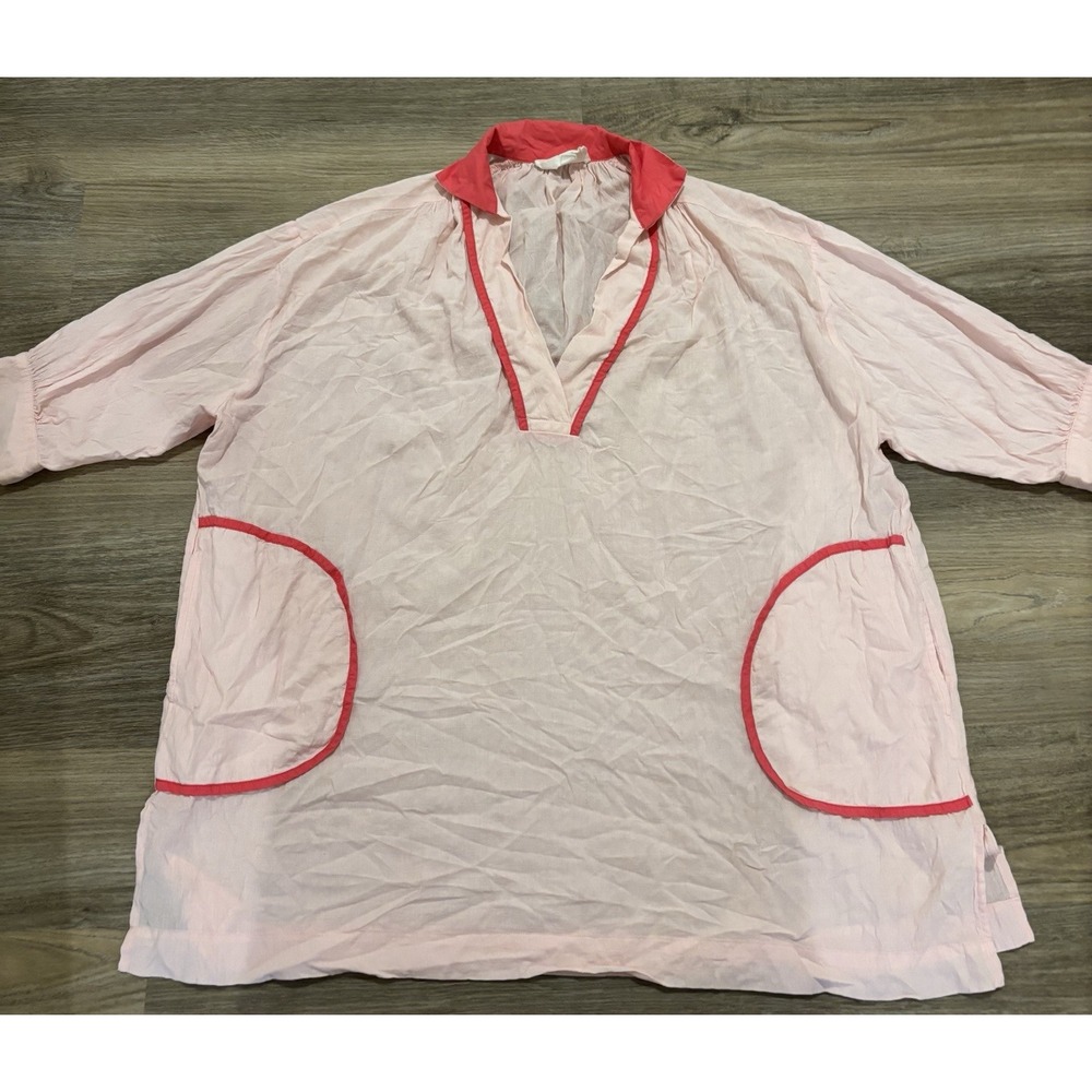 Tuckernuck Pomander Place Lizzie Coverup Dress Pink Salt size Small Swim